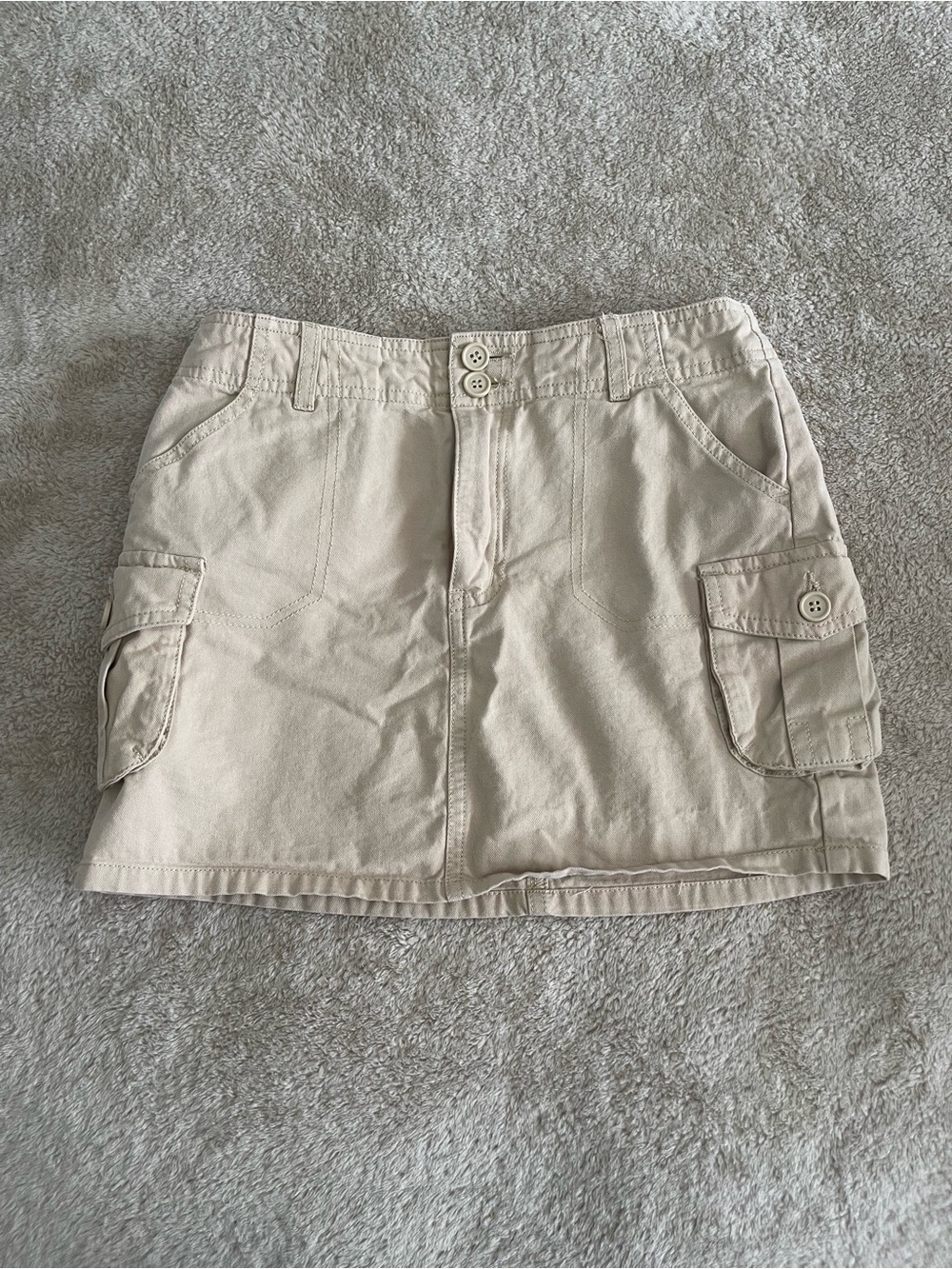 Full Tilt Girls Beige Cargo Skort